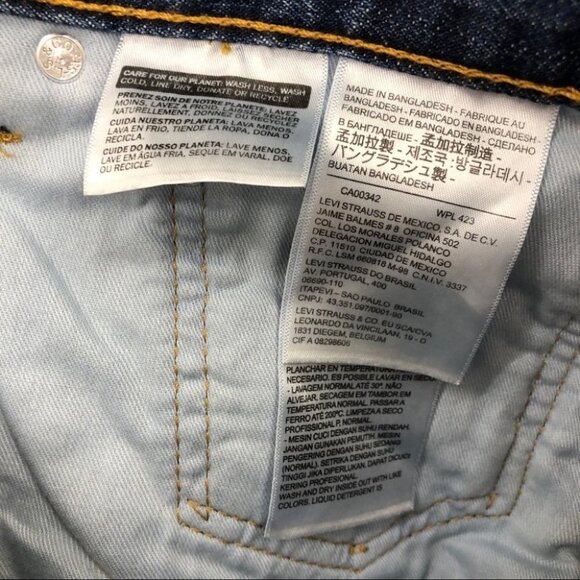 LEVI’S 541 Athletic Taper Relaxed Jeans 42x30 - Picture 9 of 12